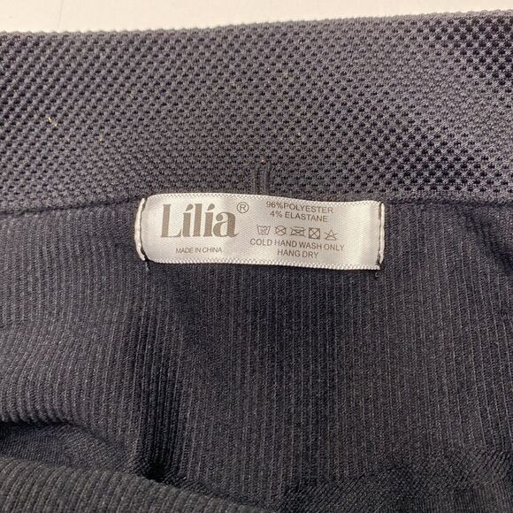 Lilia Compression Weight Loss Slimming High Waist 7/8 Leggings Black - Picture 10 of 16